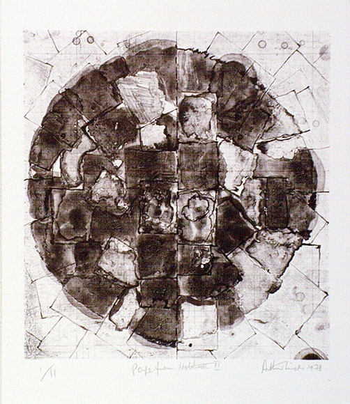 Artist: b'WICKS, Arthur' | Title: b'Page for notebook II' | Date: 1978 | Technique: b'lithograph, printed in black ink, from one stone [or plate]'