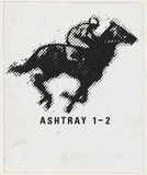 Artist: WORSTEAD, Paul | Title: Ashtray 1-2 | Date: 1989 | Technique: screenprint, printed in black ink, from one stencil | Copyright: This work appears on screen courtesy of the artist