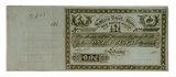 Artist: b'Wilson, William.' | Title: b'Promissory note for Settlers Depot Scone' | Date: 1849 | Technique: b'engraving, printed in black ink, from one copper plate'