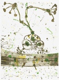 Artist: b'Olsen, John.' | Title: b'Frog at Kakadu' | Date: 1988 | Technique: b'lithograph, printed in colour, from three stones' | Copyright: b'\xc2\xa9 John Olsen. Licensed by VISCOPY, Australia'