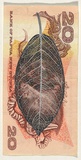 Artist: b'HALL, Fiona' | Title: b'Ficus prasinicarpa (Papua New Guinea currency)' | Date: 2000 - 2002 | Technique: b'gouache' | Copyright: b'\xc2\xa9 Fiona Hall'