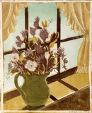 Artist: OGILVIE, Helen | Title: The cottage window | Date: 1933 | Technique: linocut, printed in colour, from multiple blocks