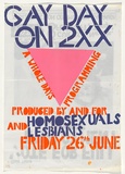 Artist: b'UNKNOWN' | Title: b'Gay day on 2XX' | Date: 1981 | Technique: b'screenprint, printed in colour, from multiple stencils'