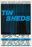 Artist: Munz, Martin. | Title: Tin Sheds Staff Show. | Date: 1987 | Technique: screenprint, printed in colour, from two stencils