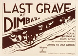 Artist: MACKINOLTY, Chips | Title: Last grave at Dimbaza | Date: 1974-75 | Technique: screenprint, printed in brown ink, from one stencil