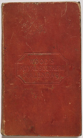 Artist: b'Dowling, Henry.' | Title: bWood's royal southern kalendar, Tasmanian register and general Australasian and East Indian directory. | Date: 1850 | Technique: b'letterpress; engravings'