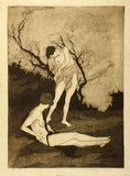 Artist: Paul, Dorothy Ellsmore. | Title: (Two women drying themselves) | Date: c.1930 | Technique: etching and aquatint, printed in black ink, from one plate