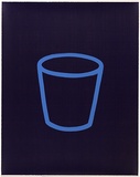 Artist: b'Band, David.' | Title: b'Untitled [1]. blue cup' | Date: 1997 | Technique: b'screenprint, printed in colour, from five stencils'