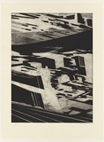 Artist: b'Forthun, Louise.' | Title: b'Flow' | Date: 1998 | Technique: b'etching and aquatint, printed in black ink, from one copper plate'