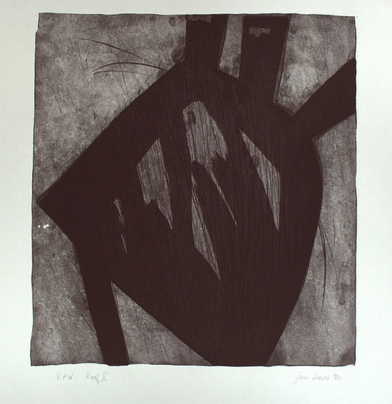 Artist: b'CHERRY, Chris' | Title: b'Chair' | Date: 1982 | Technique: b'lithograph, printed in black ink, from one stone' | Copyright: b'\xc2\xa9 Jan Davis'