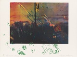 Artist: b'MEYER, Bill' | Title: b'Disintegrative landscape' | Date: 1982 | Technique: b'screenprint, printed in five colours, from five screens (including a set of four colour seperating screens)' | Copyright: b'\xc2\xa9 Bill Meyer'