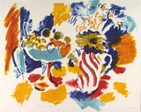 Artist: Churcher, Roy. | Title: Still life II | Date: 1984 | Technique: lithograph, printed in colour, from four zinc plates