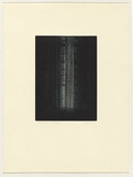 Artist: Eaton, Janenne. | Title: Chiangmai corridor. | Date: 1990 | Technique: aquatint and monotype, printed in blue-black ink, from one plate