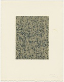 Artist: Mitelman, Allan. | Title: not titled [green/grey] | Date: 1992 | Technique: lithograph, printed in colour, from multiple stones | Copyright: © Allan Mitelman