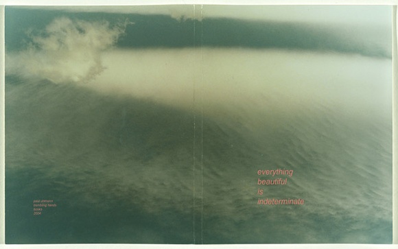Title: b'Everything beautiful is indeterminate [cover]' | Date: 2004 | Technique: b'digital print, printed in colour, from digital file'