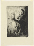 Artist: b'Dyson, Will.' | Title: b'Us visitors: Evil tidings in B flat.' | Date: c.1929 | Technique: b'drypoint, printed in black ink, from one plate'