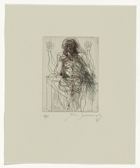 Artist: b'SELLBACH, Udo' | Title: b'not titled' | Date: 1960-80 | Technique: b'etching'