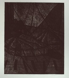 Artist: STAFFIERI, Mara | Title: Everyone's home | Date: 1993 | Technique: etching and aquatint, printed in black ink, from one plate