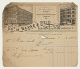 Title: b'Bot of Warne and Reid' | Date: 1886 | Technique: b'lithograph, printed in black ink, from one stone'