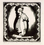 Artist: b'Spowers, Ethel.' | Title: b'Afraid of the dark.' | Date: 1927 | Technique: b'woodcut, printed in black ink, from one block'