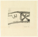 Title: not titled [monoprint] | Date: 1964 | Technique: monoprint, printed in black ink with plate-tone, from one plate