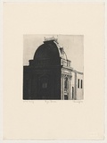 Artist: b'Dunlop, Brian.' | Title: b'Big dome' | Date: 1988, October | Technique: b'etching and aquatint, printed in black ink, from one plate'