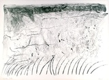 Artist: COLEING, Tony | Title: (Drawing for sculpture). | Date: 1970 | Technique: lithograph, printed in green ink, from one stone [or plate]