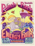Artist: Arbuz, Mark. | Title: Punch Park. People's Energy Fair. | Date: 1980 | Technique: screenprint, printed in colour, from multiple stencils