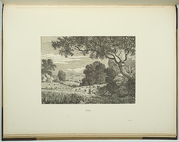 Artist: b'Art Union of Victoria.' | Title: b'But while the English Autumn filled her lap...' | Date: 1881 | Technique: b'wood-engraving, printed in black ink, from one block'