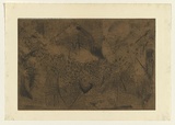 Title: not titled [mountain landscape] | Technique: etching, printed in brown and black ink, from two plates