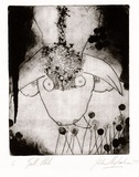 Artist: Shepherdson, Gordon. | Title: The second plate (The bull plate). 6 | Date: 1977 | Technique: drypoint, printed as monotype, from one plate