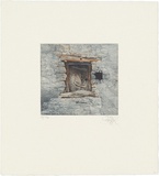 Artist: b'SCHMEISSER, Jorg' | Title: b'Door in Phuktal' | Date: 1985 | Technique: b'etching and aquatint, printed in colour, from two plates' | Copyright: b'\xc2\xa9 J\xc3\xb6rg Schmeisser'