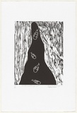 Artist: b'Omeenyo, Fiona.' | Title: b'Unta making nest' | Date: 1999 | Technique: b'linocut, printed in colour, from one block'
