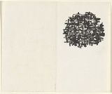 Artist: b'Salkauskas, Henry.' | Title: b'not titled [Christmas card to Daniel Thomas].' | Date: 1962 | Technique: b'linocut, printed in black ink, from one block' | Copyright: b'\xc2\xa9 Eva Kubbos'