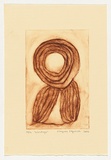 Artist: Napurrula, Ningura. | Title: Wirulnga | Date: 2004 | Technique: drypoint etching, printed in brown ink, from one perspex plate