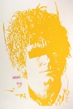 Artist: b'Durrant, Ivan.' | Title: b'not titled [Brett Whiteley - yellow]' | Date: 1992 | Technique: b'screenprint, printed in colour, from two screens'