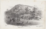 Artist: GILL, S.T. | Title: Mount Macedon from the Black Forest. | Date: 1855-56 | Technique: lithograph, printed in black ink, from one stone