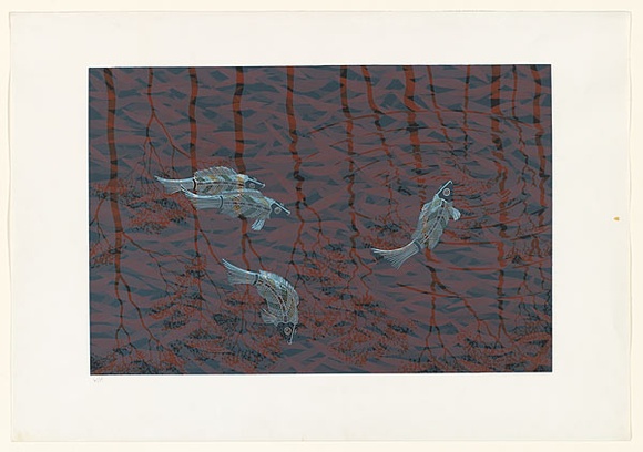 Artist: b'Onus, Lin Burralung.' | Title: b'Goonyah na Bilda.' | Date: 1994 | Technique: b'screenprint, printed in colour, from multiple stencils'