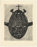Artist: Senbergs, Jan. | Title: Going OS | Date: 1992 | Technique: etching, printed in black ink, from one plate | Copyright: © Jan Senbergs