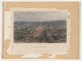 Artist: SADLIER, J | Title: Ballaarat, Victoria. | Date: 1873 | Technique: steel engraving, printed in black ink, from one plate; hand-coloured