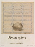 Artist: b'Neilson, Janet.' | Title: b'Preservation' | Date: 1999, February | Technique: b'etching, printed in colour, from two plates'