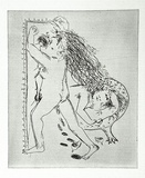 Artist: b'BOYD, Arthur' | Title: b'Mad woman.' | Date: 1970 | Technique: b'etching, printed in black ink, from one plate' | Copyright: b'Reproduced with permission of Bundanon Trust'