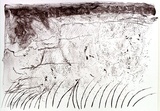 Artist: b'COLEING, Tony' | Title: b'Drawing for sculpture [5].' | Date: 1970 | Technique: b'lithograph, printed in brown ink, from one stone [or plate]'