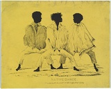 Artist: b'Fernyhough, William.' | Title: b'Native dance.' | Date: 1836 | Technique: b'pen-lithograph, printed in black ink, from one zinc plate'