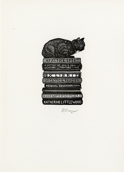 Artist: b'Frazer, David.' | Title: b'Katherine Littlewood' | Date: c.2001 | Technique: b'wood-engraving, printed in black in, from one block'