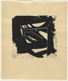 Artist: b'Withers, Rod.' | Title: b'Fallen angels X' | Date: 1983 | Technique: b'woodcut, printed in black ink, from one block'