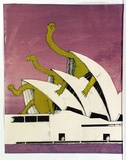 Artist: EARTHWORKS POSTER COLLECTIVE | Title: Tortoise house | Date: 1976 | Technique: screenprint, printed in colour, from three stencils