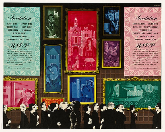 Artist: b'Bainbridge, John.' | Title: b'An invitation: London Transport poster' | Technique: b'lithograph, printed in colour, from multiple plates'