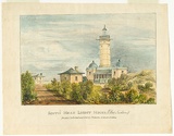 Artist: Russell, Robert. | Title: South Head Light House (Port Jackson). | Date: 1836 | Technique: lithograph, printed in black ink, from one stone; hand-coloured
