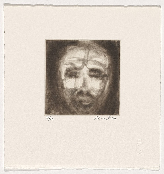 Artist: b'Peart, John.' | Title: b'Self portrait' | Date: 2004 | Technique: b'aquatint, printed in black ink, from one plate'